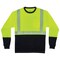 Ergodyne Long Sleeve Hi-Vis Shirt, 100% polyester, Lime, 2XL-Long 8281BK - alternate 1